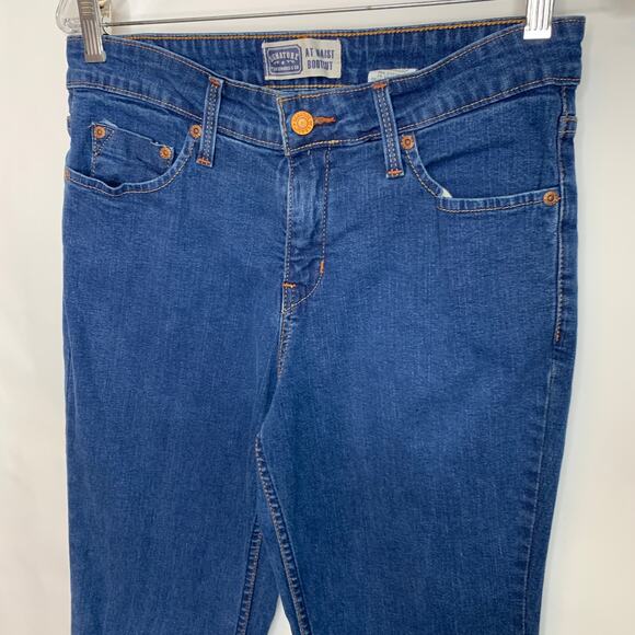 Levi's Signature Dark Wash At Waist Bootcut Sz 8 - Picture 4 of 7